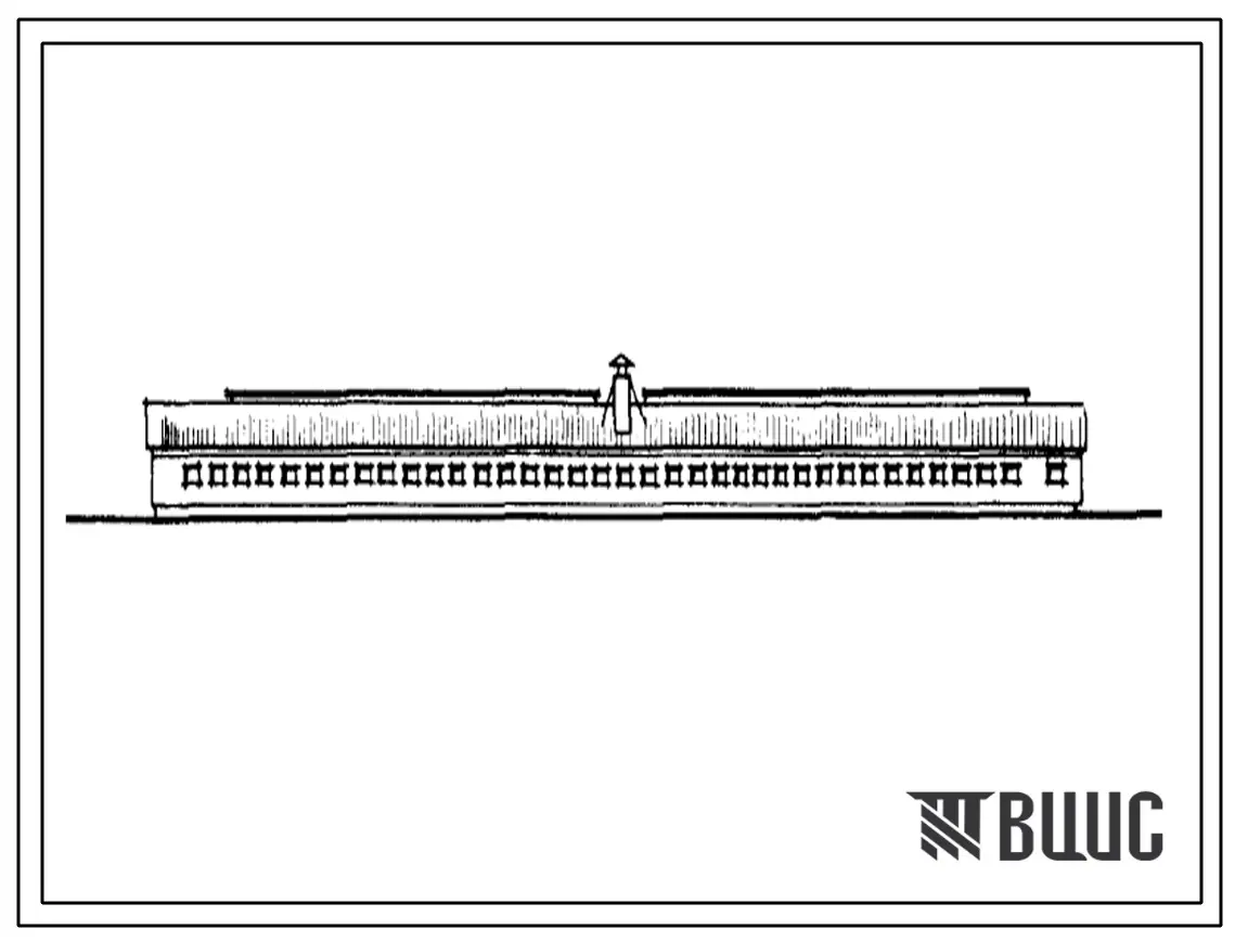 Типовой проект 802-47 Свинарник-откормочник на 1000 голов. Для строительства в районах с расчетной наружной температурой -23 0С.
