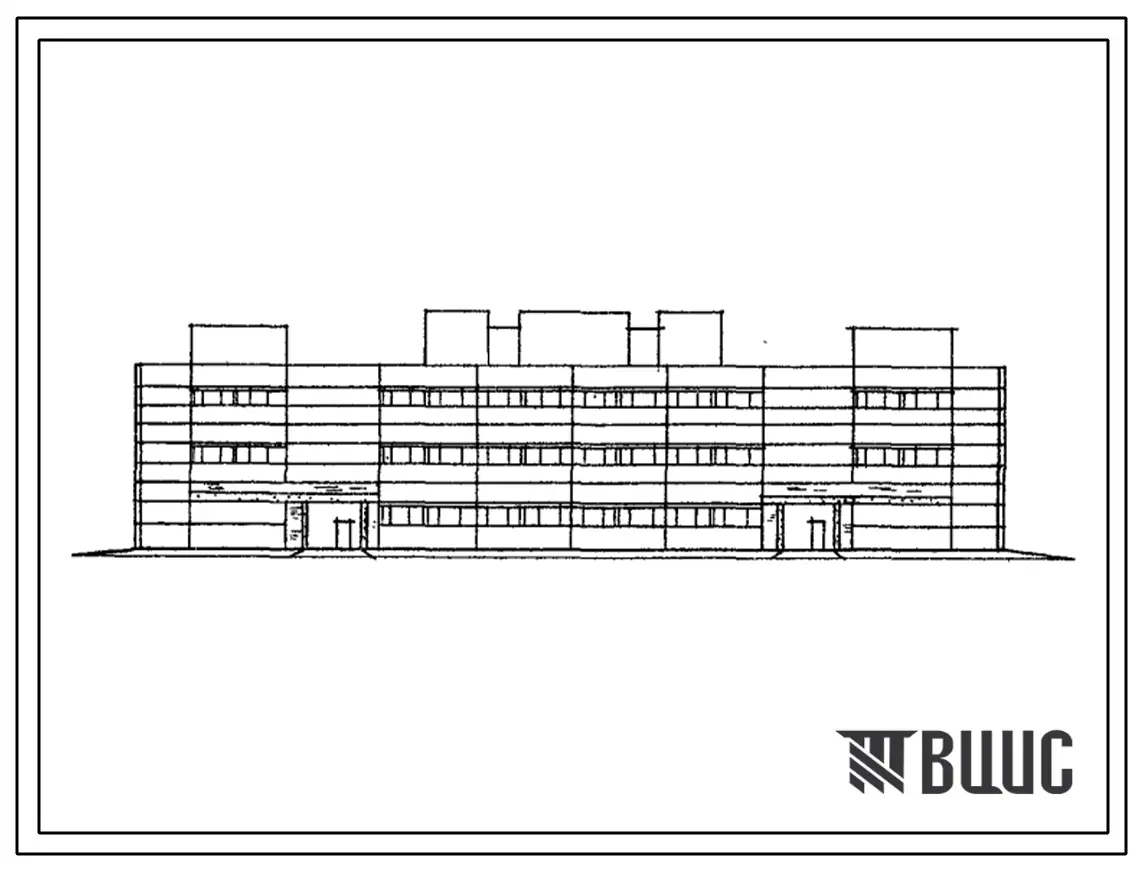 Типовой проект 503-225 Многоэтажная стоянка на 350 легковых автомобилей — такси.