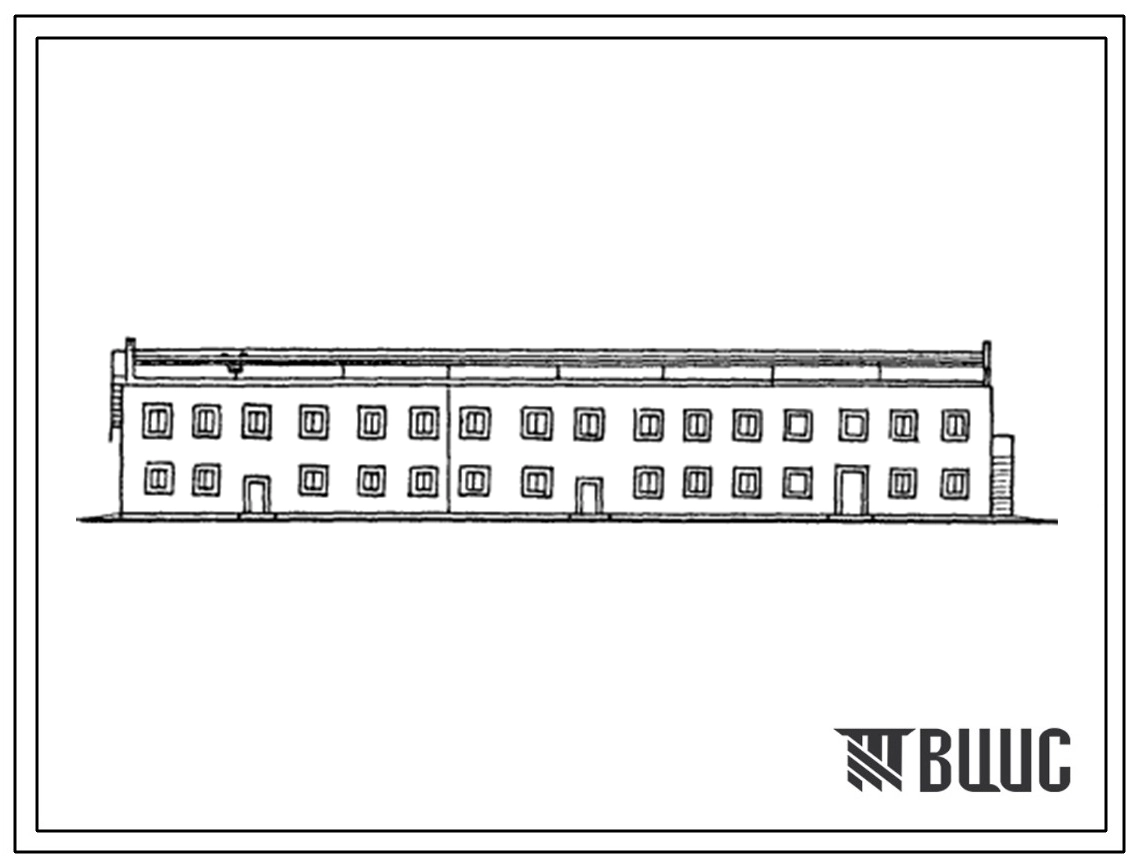 Типовой проект 816-1-60с.84 Центральная ремонтная мастерская для хлопкосеющих хозяйств с парком 100 тракторов (2700 га пашни). Стены кирпичные.