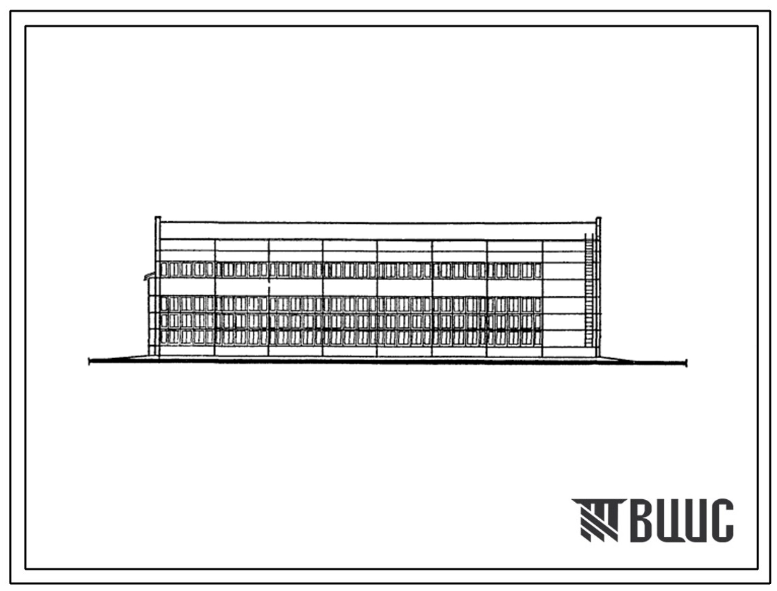 Типовой проект 505-10 Специализированный цех для ремонта судов с подводными крыльями.