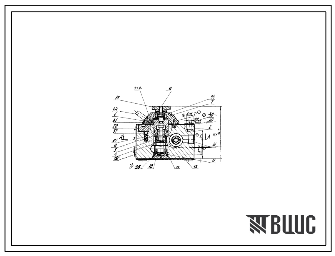 Шифр МПГ55-32-000М Регулятор расхода с обратным клапаном МПГ55-32-000М
