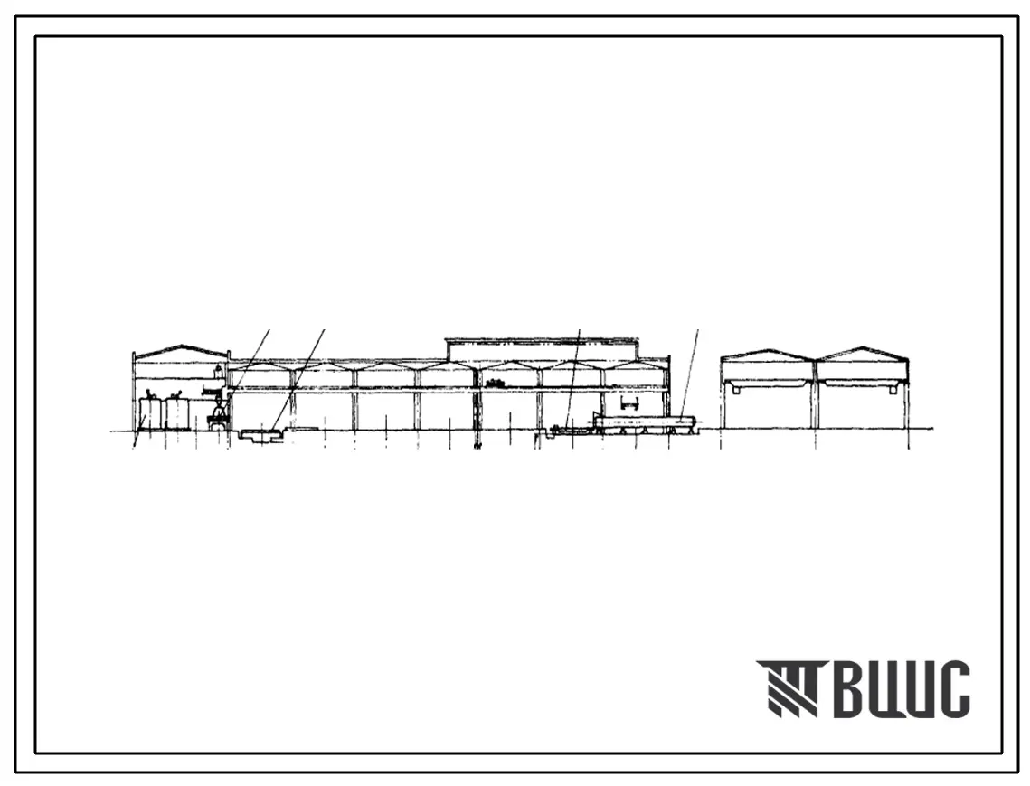 Типовой проект 409-10-21 Цех по производству изделий из ячеистых и тяжелых силикатных бетонов производительностью 45 тыс. м3 в год для сельского строительства.