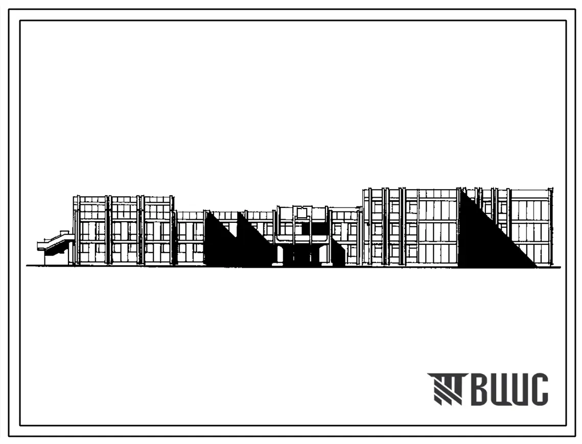 Типовой проект 225-1-415с.84 Средняя общеобразовательная школа на 22 класса (864 учащихся) в конструкциях 1.000-2М/1. Сейсмичность 6 баллов