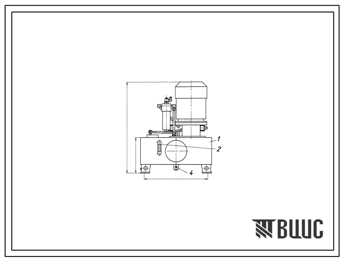 Шифр С100.В1.16.33.11-АДК9699.10954 Насосная установка С100.В1.16.33.11-АДК9699.10954