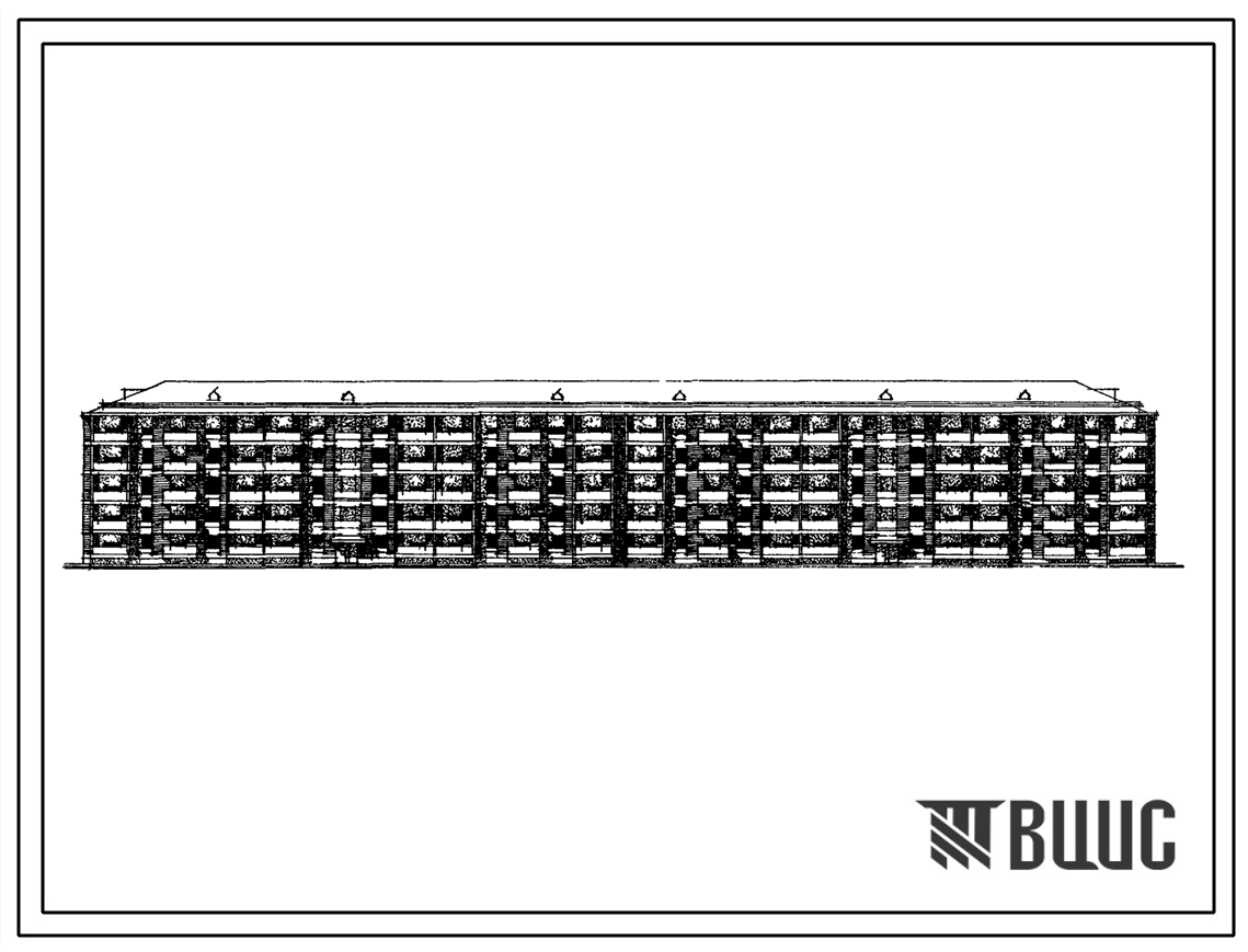 Типовой проект 113-167-1с Пятиэтажный шестисекционный 80-квартирный жилой дом с квртирами 1А.2Б.3Б.4Б.