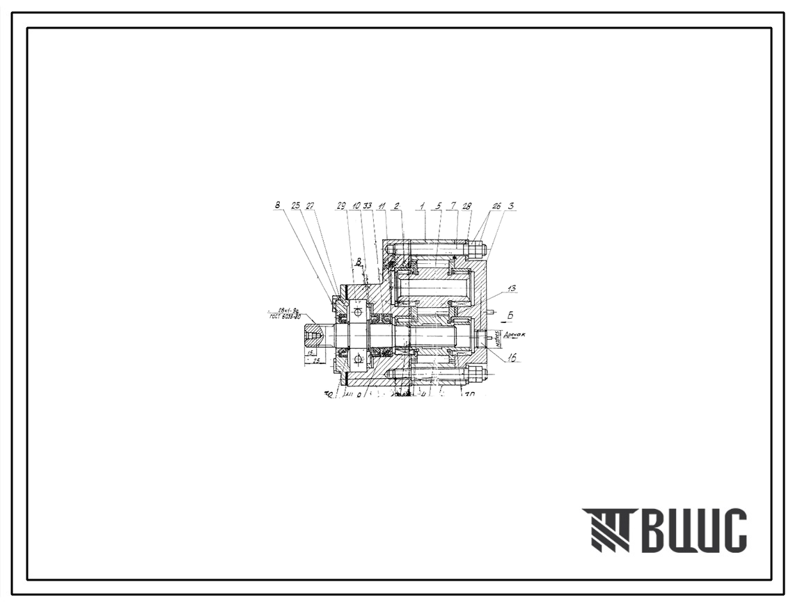 Шифр 525-52.60.0000 Насос 525-52.60.0000