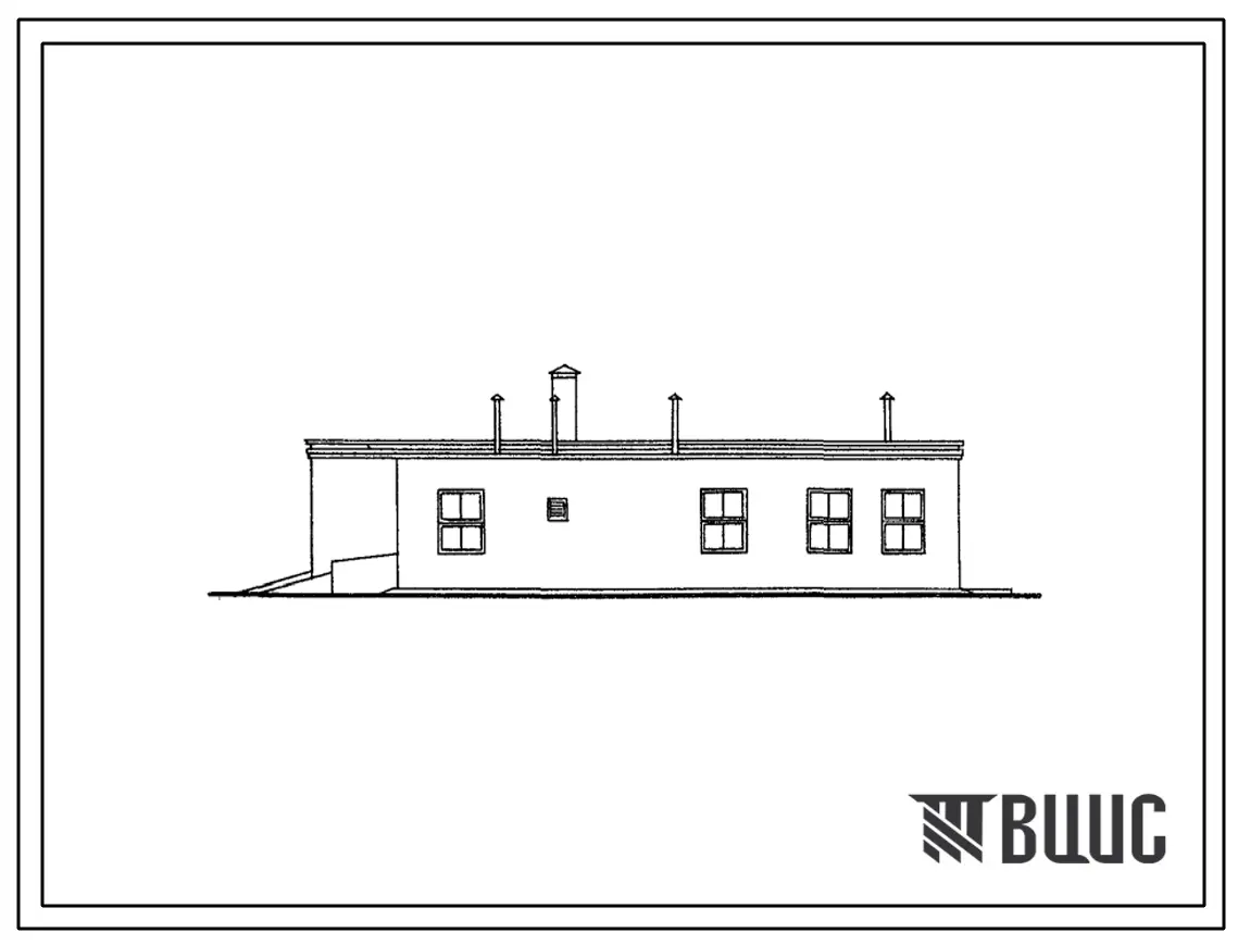 Типовой проект 801-298 Доильно-молочный блок с применением доильной установки «Тандем» на 6 станков