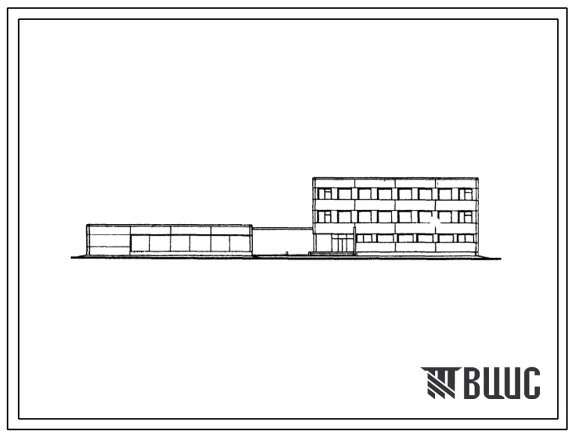 Типовой проект 805-327 Здание управления для крупных птицефабрик
