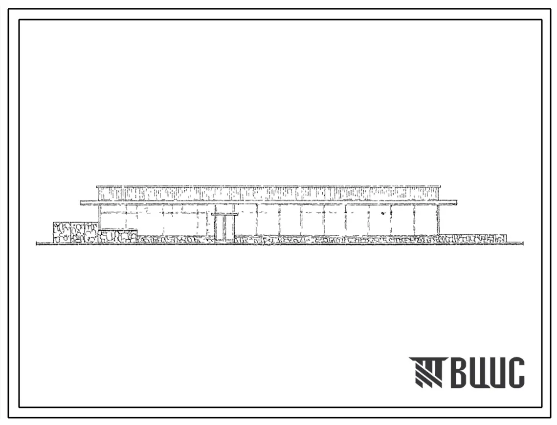 Типовой проект 503-56 Пассажирская автостанция вместимостью 50 человек на начальных пунктах маршрутов.