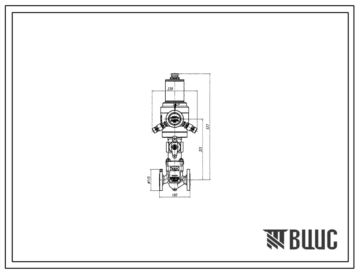 Шифр КРТ025.025.12.00 Клапан запорный электромагнитный DN25PN25