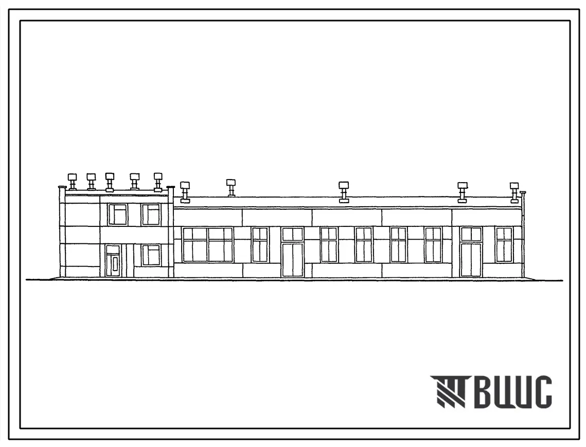 Типовой проект 416-9-12 Пункт технического обслуживания 25 электропогрузчиков.
