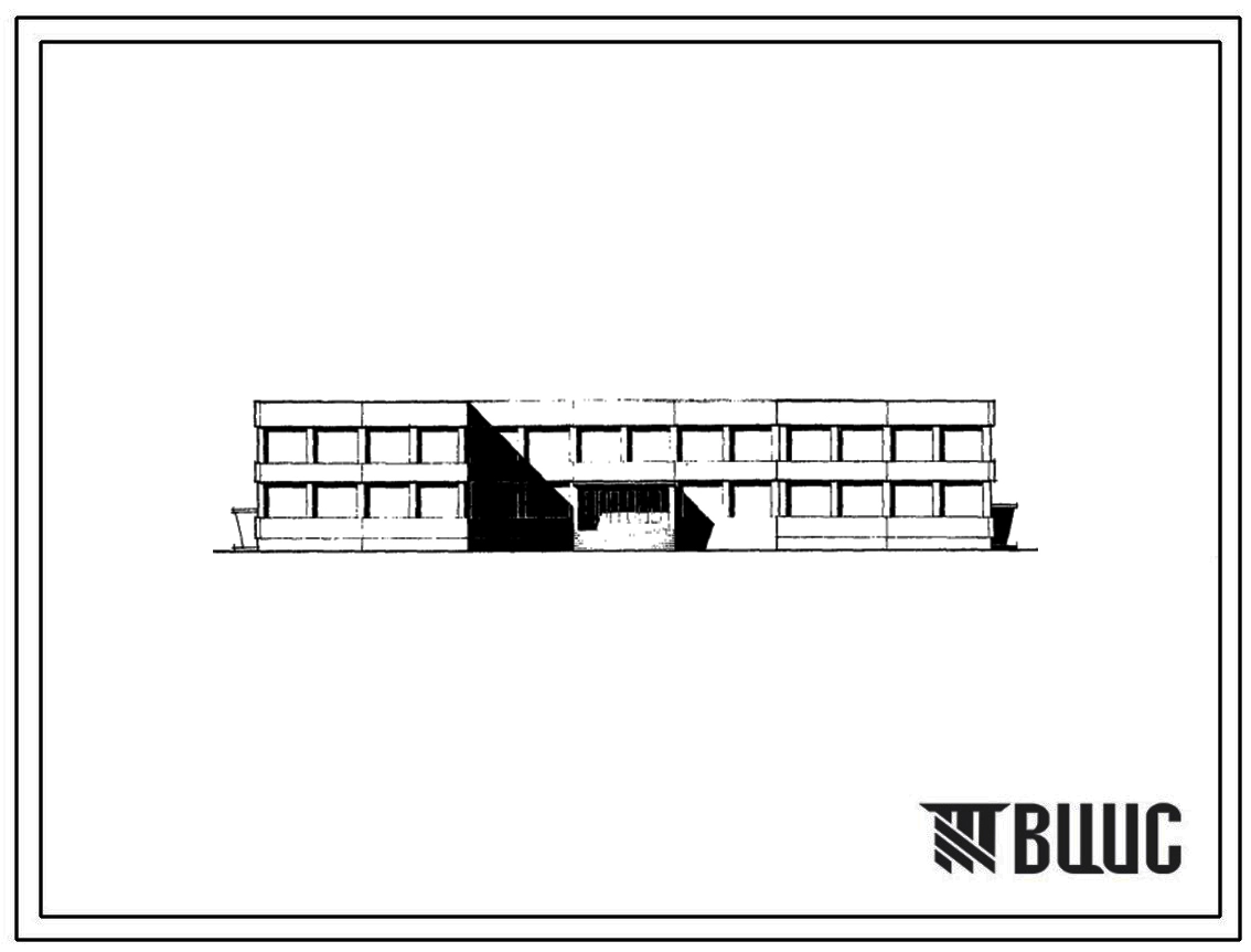 Типовой проект 212-1-53 Детския ясли-сад на 280 мест с дневным пребыванием детей (в конструкциях комплексной серии 60). Для строительства во II строительно-климатической зоне.