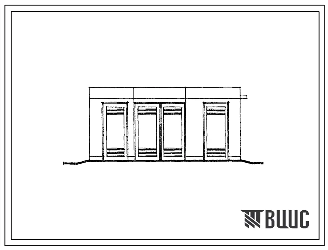 Типовой проект 407-3-476.13.87 Трансформаторные подстанции ТП-2х160, ТП-2х250, ТП-2х400, ТП-2х630, ТП-2х1000 кВА. Стены из железобетонных панелей. Для Белорусской ССР