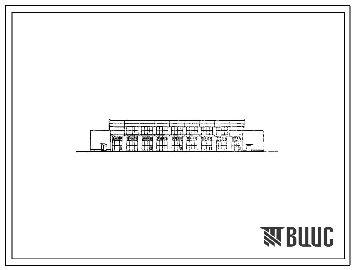 Типовой проект 00-84-876 Стационарная мастерская ремонта комплексов 9к 72 (9к 76)