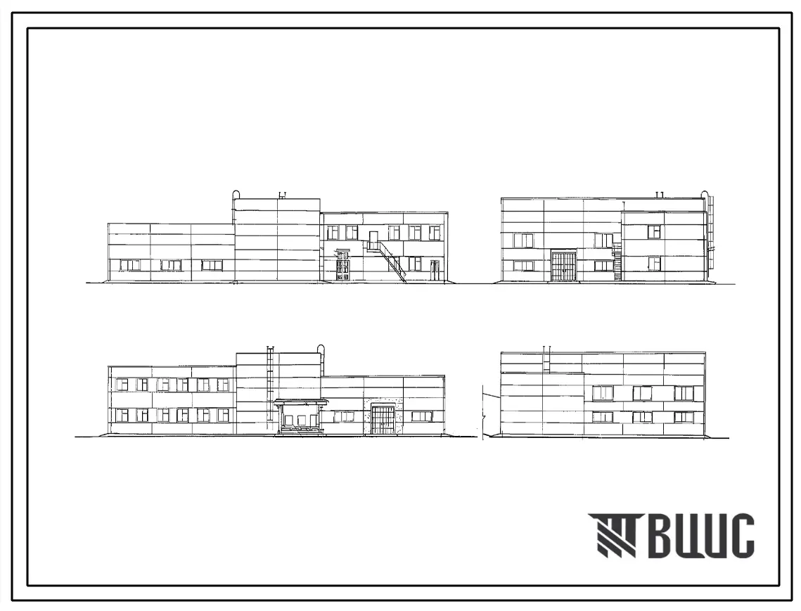 Типовой проект 902-5-12.85 Корпус обезвоживания осадка сточных вод с 6 центрифугами ОГШ-501К-10