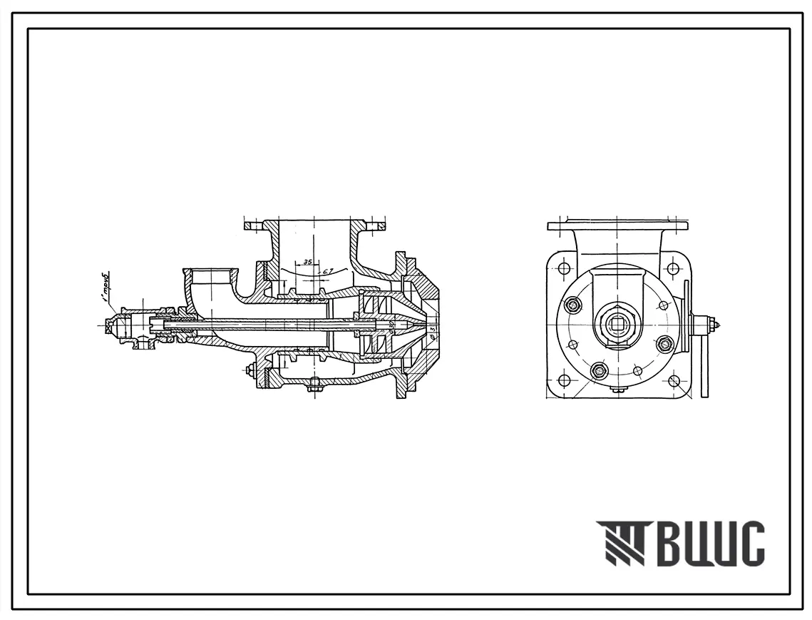 Проект Н5072 Установка горелки газомазутной ГМП-3
