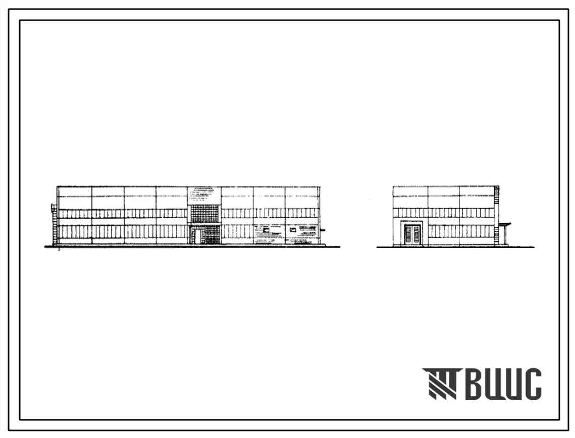 Типовой проект 902-2-54 Блок насосно-воздуходувной станции производительностью 60 тыс.куб. м в час (по воздуху).