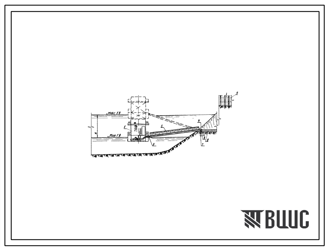 Типовой проект 901-2-82 Станции насосные плавучие для оросительных систем производительностью от 0,1 до 0,5 м3/сек с напором до 100 м