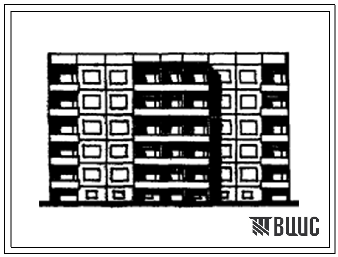Типовой проект 121-077/1 Пятиэтажная блок-секция рядовая с торцевыми окончаниями на 40 квартир (однокомнатных 1Б-35, двухкомнатных 2Б-5). Для строительства во 2 климатическом районе Эстонской ССР