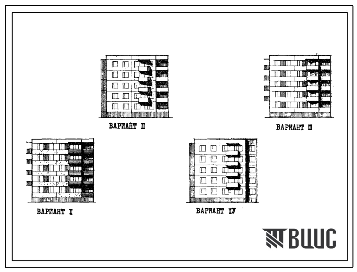 Типовой проект 75-05 Пятиэтажная торцевая левая блок-секция на 15 квартир (однокомнатных 1Б-5, двухкомнатных 2Б-5, четырехкомнатных 4А-5). Для строительства в 1В, 2Б, 2В, 2Г, 3А и 3В климатических подрайонах.