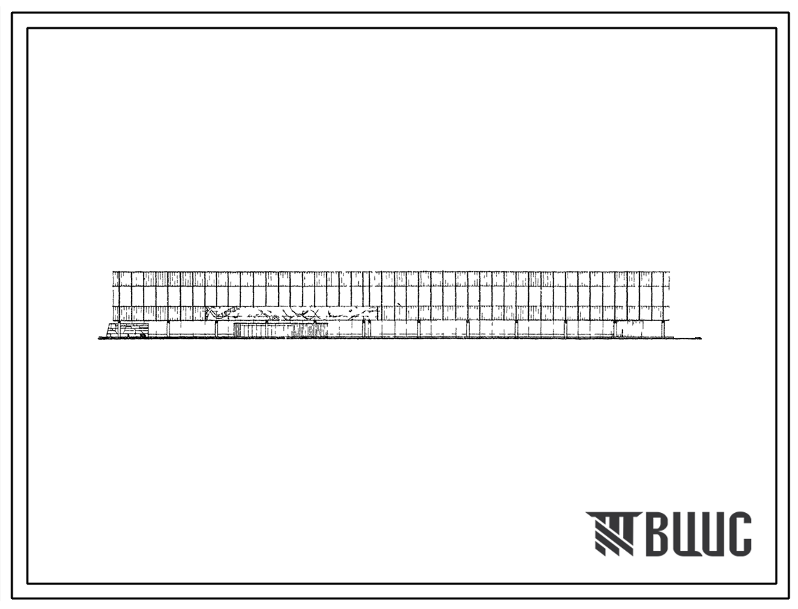 Типовой проект 294-2-21 Легкоатлетический манеж с ареной 126х42м (проектное здание). Для строительства во 2 и 3 строительно-климатических зонах.