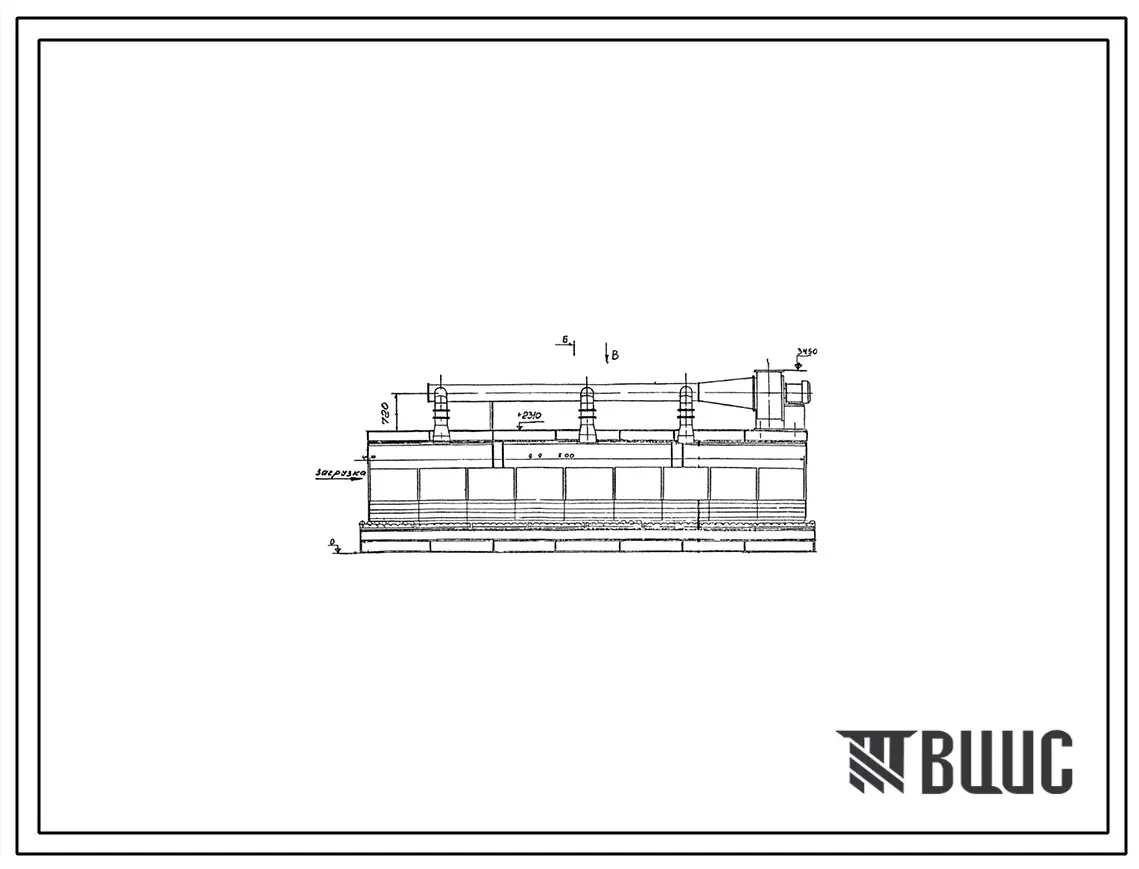 Проект 59363 Печь для термостатирования размерами пода 2,52х8,12 м