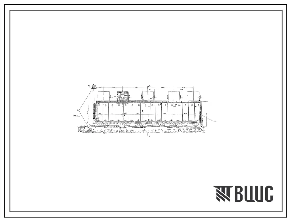 Проект 58050 Печь термическая с выкатным подом размерами 5,0х26,78 м, на газе