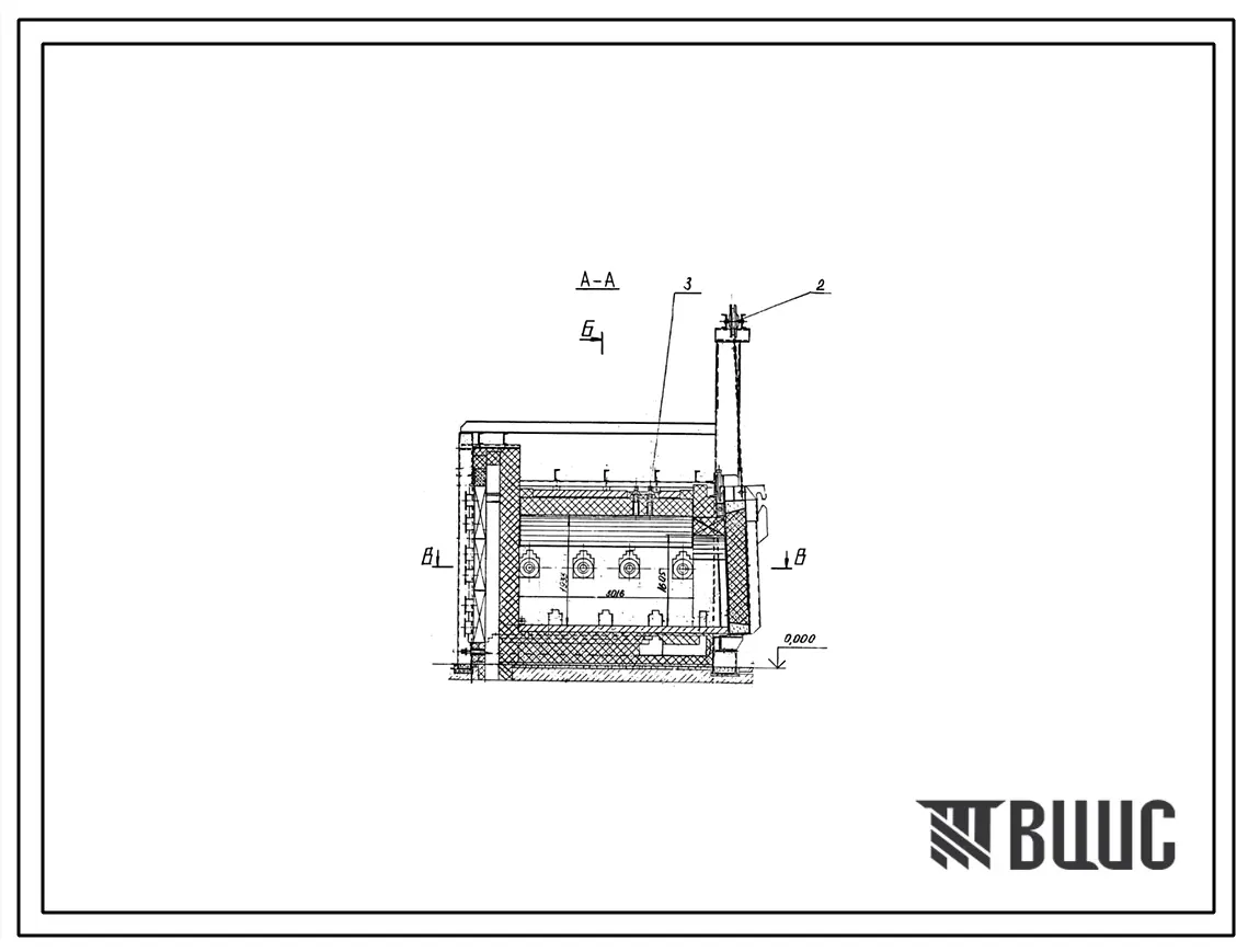Проект 11388.02 Печь нагревательная камерная размерами пода 4,06х3,016 м на газе