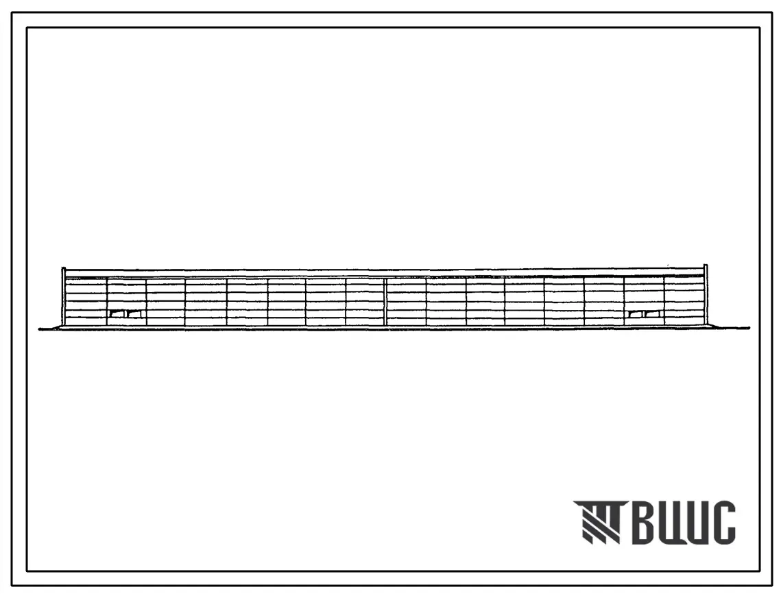 Типовой проект 815-65с.13.88 Крытое утепленное компостохранилище или крытое утепленное хранилище для компостирующего материала (птицефабрики на 3 млн. бройлеров в год). Для Восточной Сибири. Размеры здания - 24x96 м. Расчетная температура: -45°С. Сейсмичн