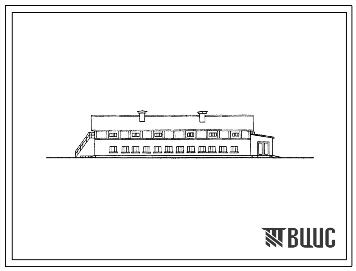 Типовой проект 801-137 Коровник на 100 коров для горных районов.