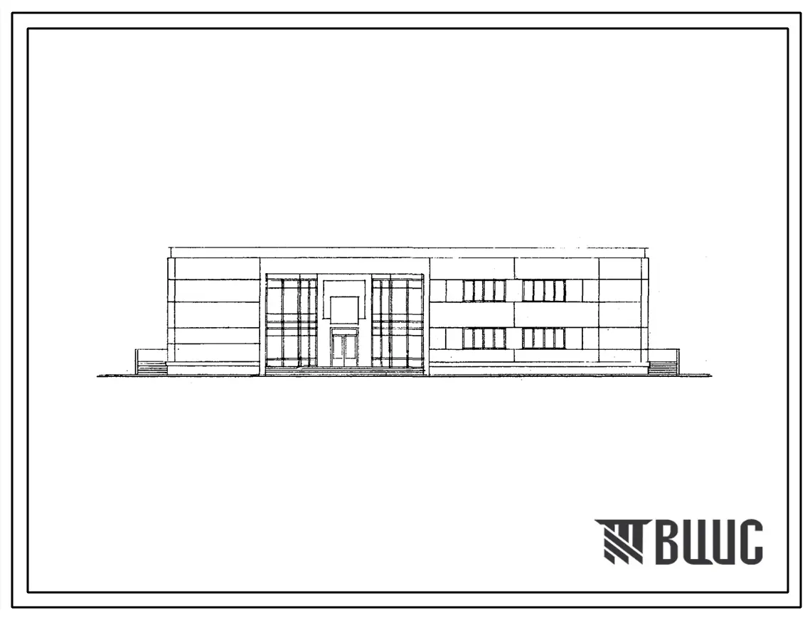 Типовой проект 262-12-275.86 Клуб (в конструкциях 1.020-1/83) на 425 посетителей (за на 300 мест)