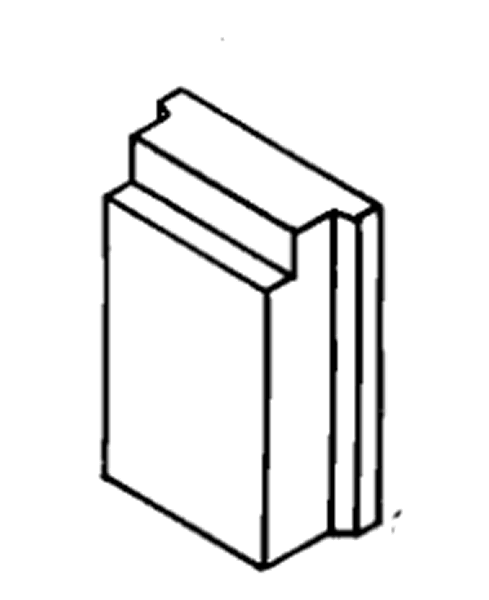 Серия 1.116.1-7 Блоки цоколя из тяжелого бетона для крупноблочных жилых зданий. Выпуск 1 Блоки толщиной 35, 45 и 55 см. Материалы для проектирования и рабочие чертежи