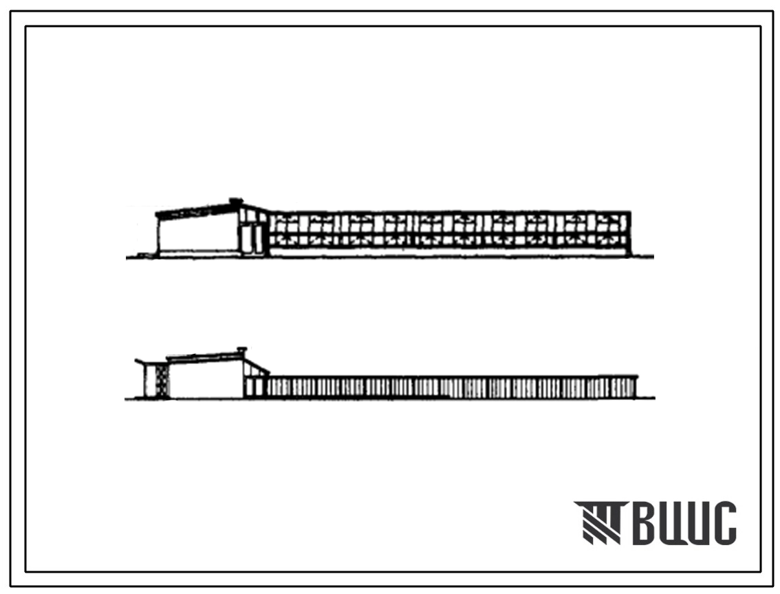 Типовой проект 810-33 Парниковое хозяйство с электрообогревом на 4 тыс. рам (для выращивания рассады овощных культур). Для строительства в районах с расчетной наружной температурой -20 и -30 0С. (Со служебным помещением. Теплицы площадью по 150 кв. м кажд