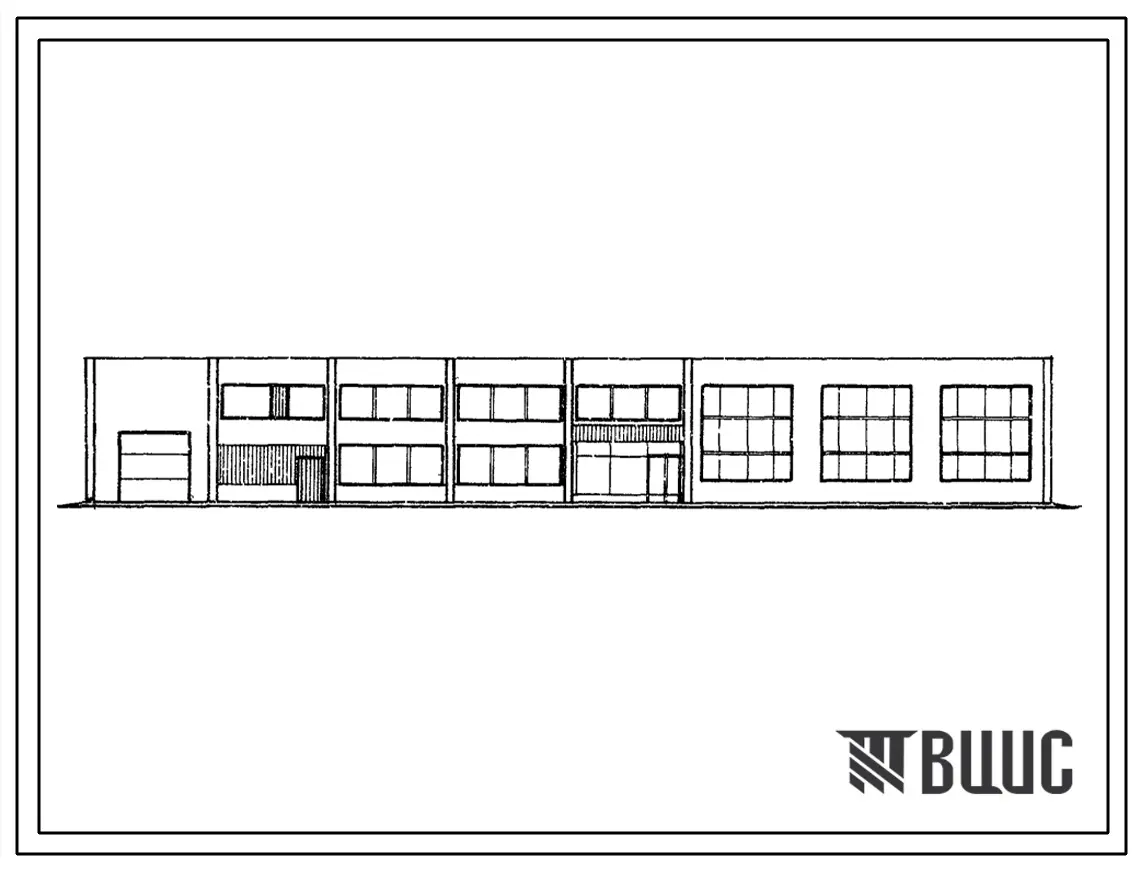 Типовой проект 503-98 Станция обслуживания автомобилей на 7 постов (дорожная).
