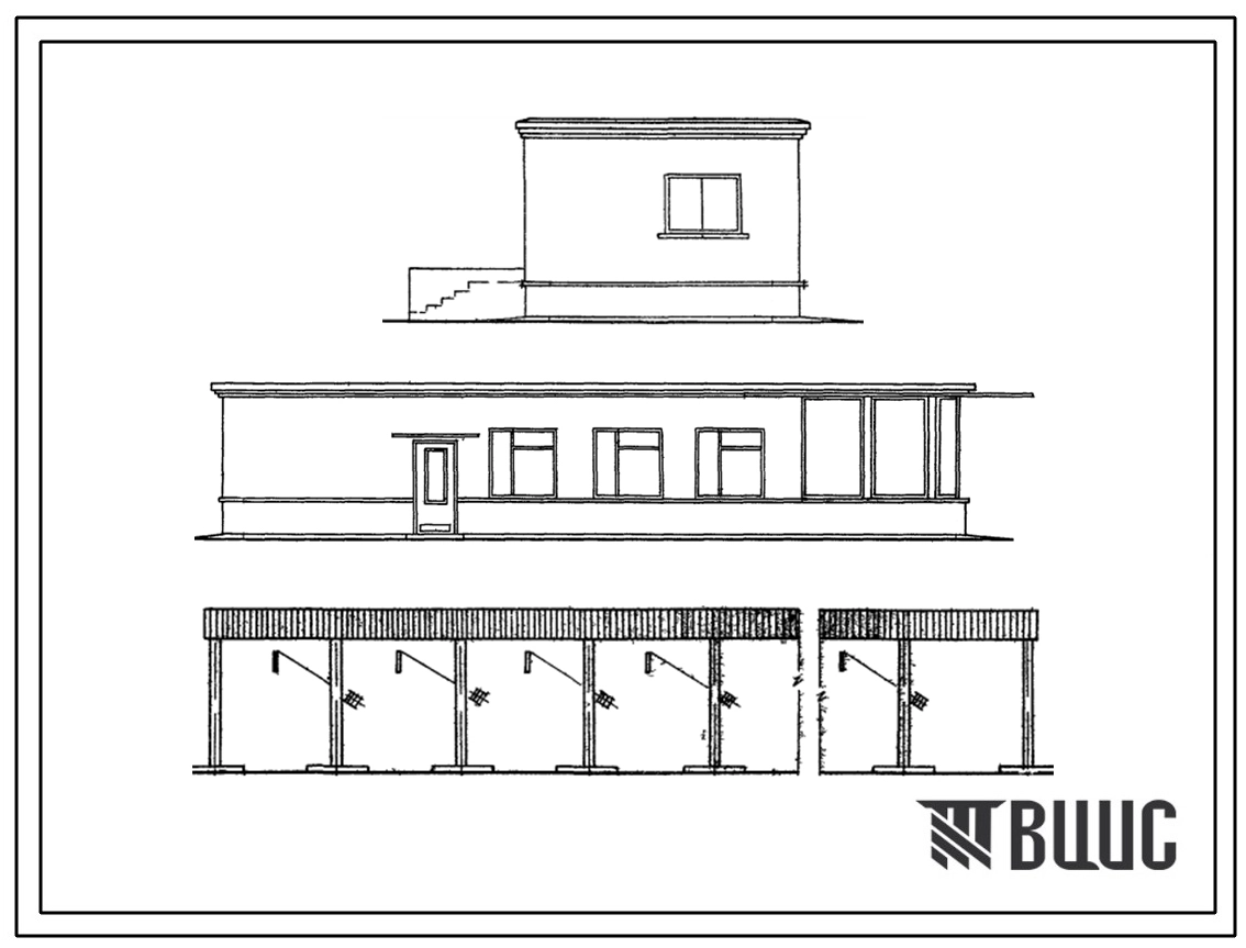Типовой проект 402-12-49 Станции полуавтоматического налива светлых нефтепродуктов в автоцистерны на 4-12 наливных устройств.