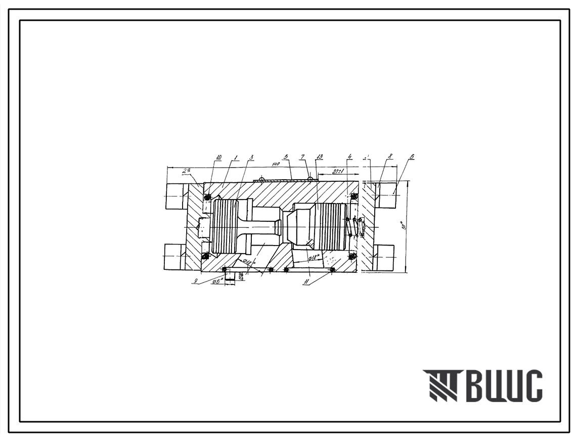 Шифр М-4КУ-20/320-00А Гидрозамок односторонний М-4КУ-20/320-00А