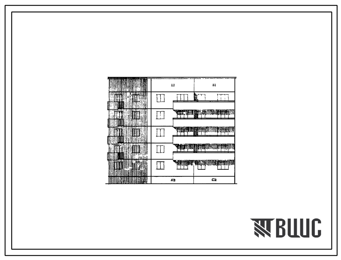 Типовой проект 108-036/1 Блок-секция пятиэтажная угловая левая на 15 квартир (однокомнатных 1Б-5, двухкомнатных 2Б-6, трехкомнатных 3Б-4) . Для строительства в 1В, 2Б, 2В, 2Г, 3А климатических подрайонах.