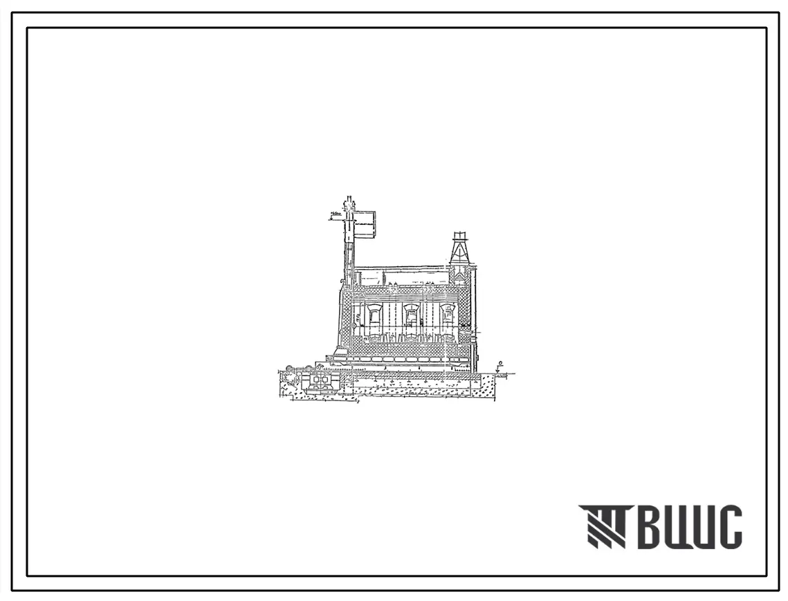 Проект 55612 Печь термическая с выкатным подом размерами 2,5х4,2м, на газе