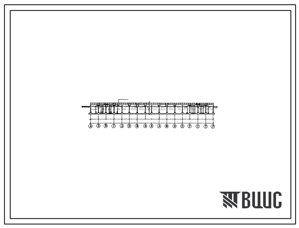 Типовой проект 902-2-343 Аэротенк четырехкоридорный из сборного железобетона с размерами коридора 6х5х84 -,102 м