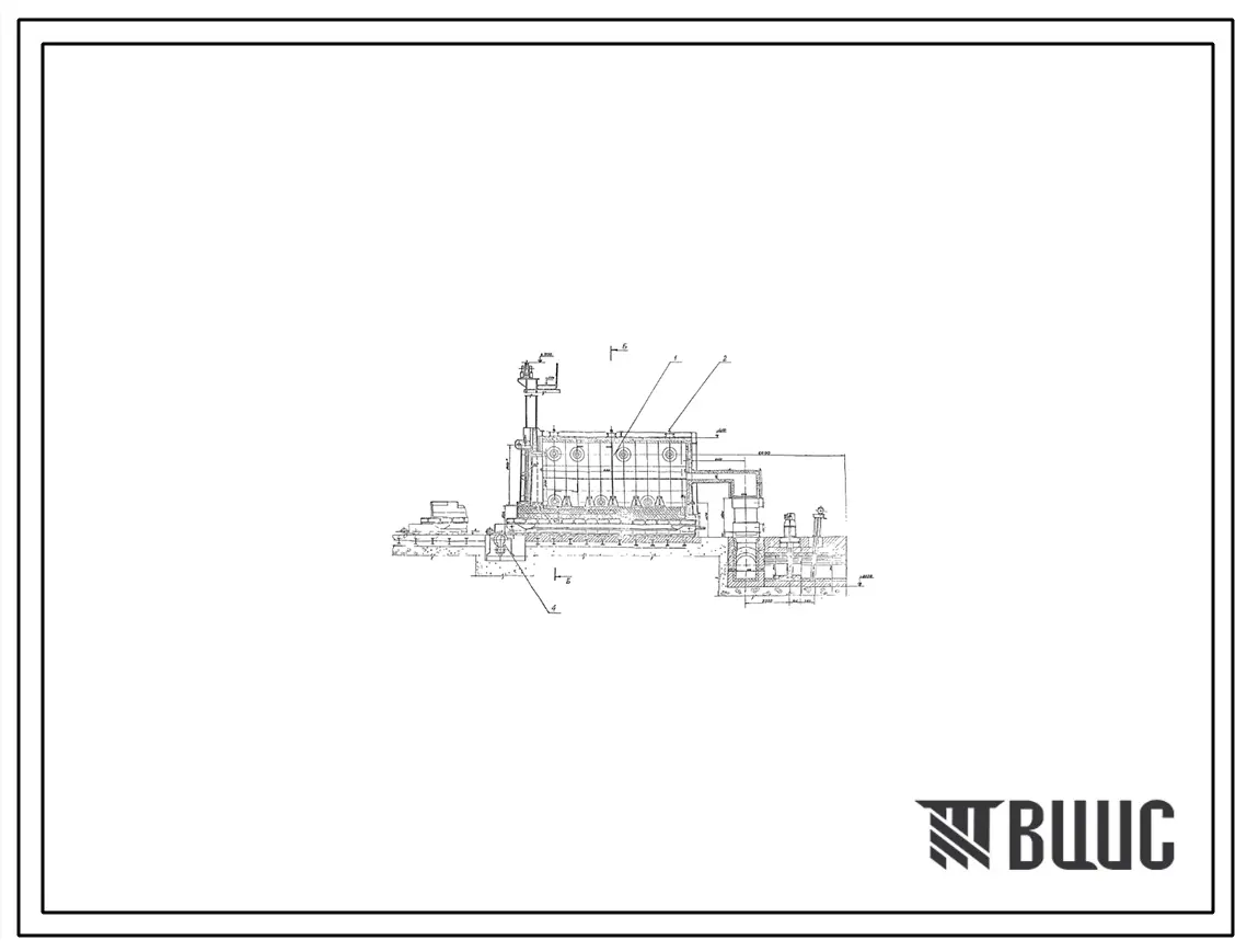 Проект 57813 Печь термическая с выкатным подом размерами 3,02х6,1 м, на газе