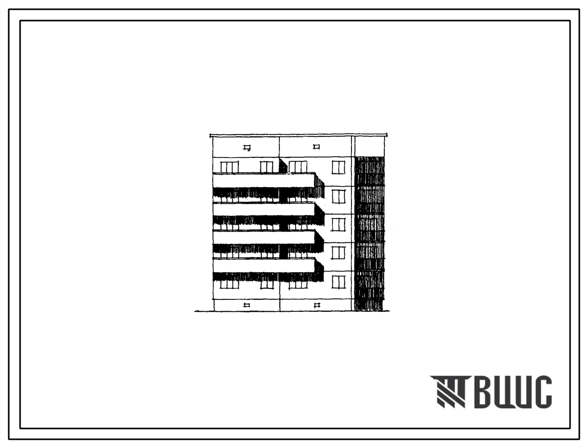 Типовой проект 108-033/1 Блок-секция рядовая на 15 квартир ( однокомнатных 1Б-5, двухкомнатных2Б-6, трехкомнатных 3Б-4) . Для строительства в 1В, 2Б, 2В, 2Г, 3А климатических подрайонах.
