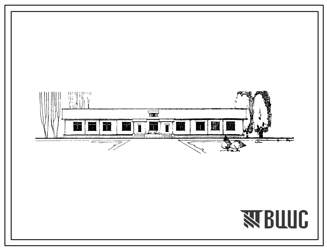 Типовой проект 2-50Б-7 Детские ясли-сад на 50 мест с дневным пребыванием.