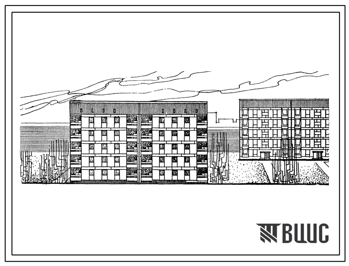 Типовой проект 87-0101 Унифицированная пятиэтажная рядовая спаренная блок-секция на 20 квартир (трехкомнатных 3А-10, четырехкомнатных 4Б-10). Для строительства на неравномерно сжимаемых грунтах, на просадочных и над горными выработками во 2В, 3Б и 3В кли