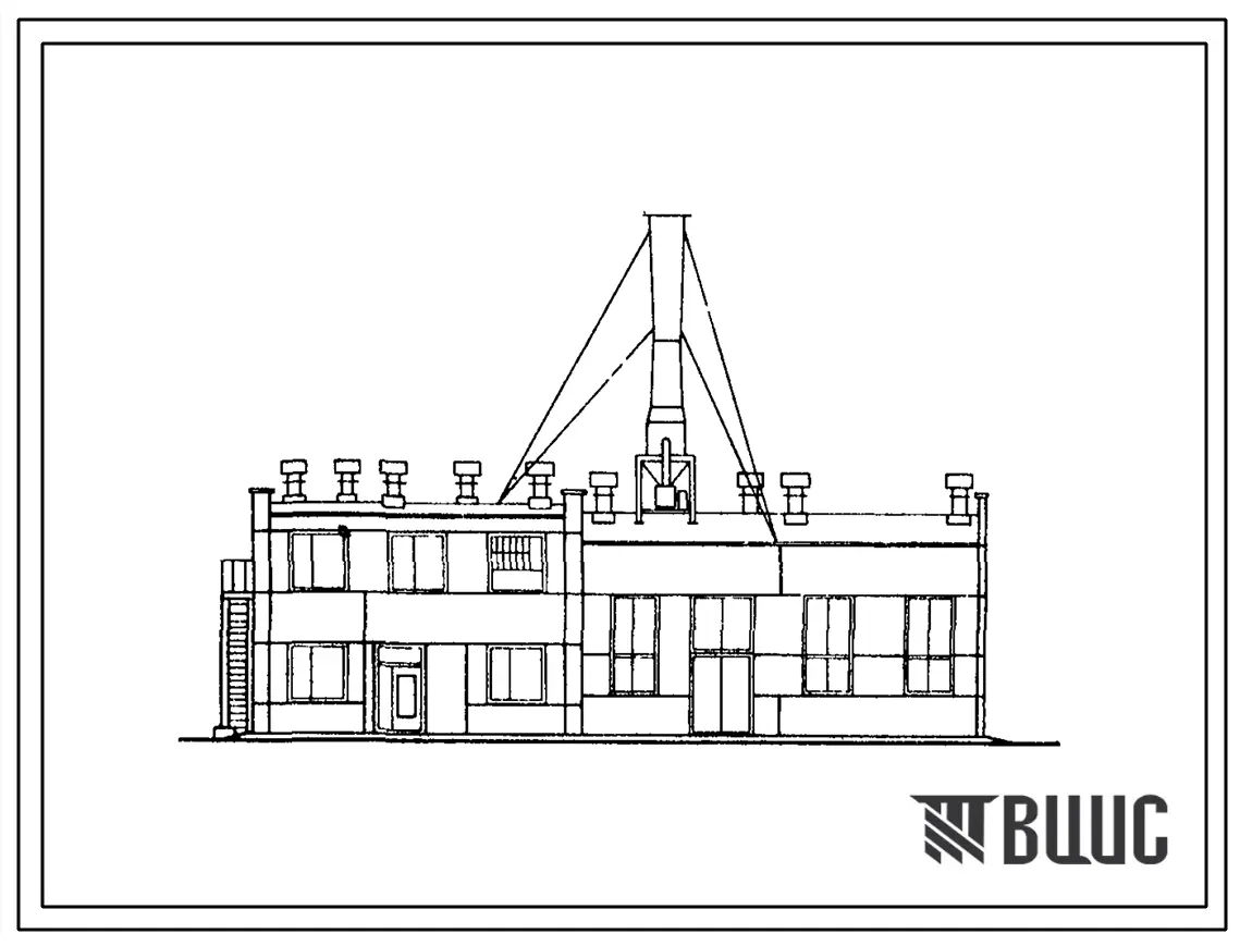 Типовой проект 501-6-3 Пункт технического обслуживания 5-ти электропогрузчиков