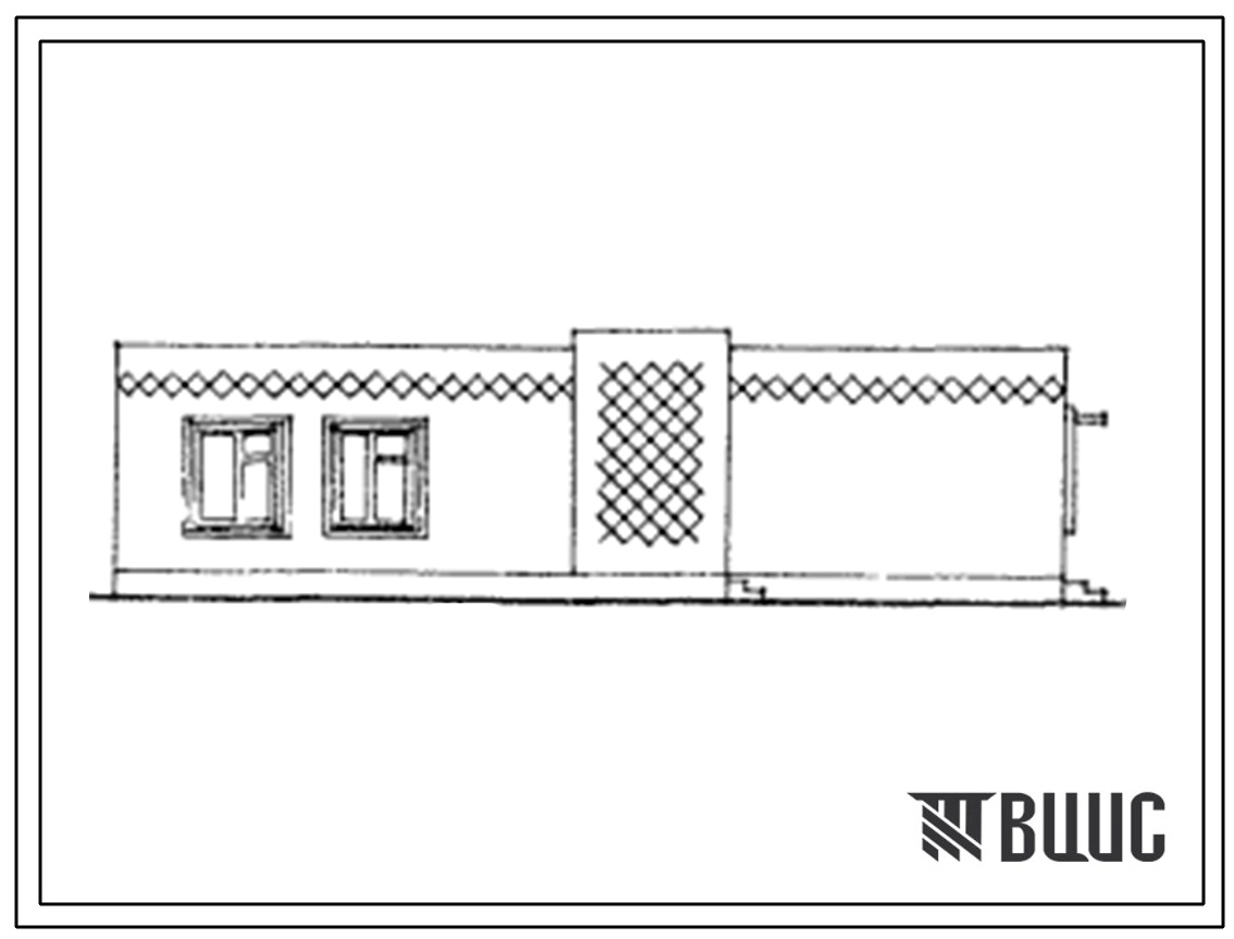 Типовой проект 184-52-258с.85 1-этажный 1-квартирный жилой дом с 4-комнатной квартирой. Для строительства в 4А и 4Г климатических подрайонах сейсмичностью 7,8,9 баллов на непросадочных грунтах и грунтах 2 типа просадочности.