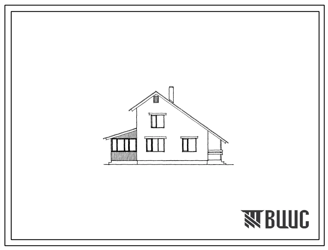 Типовой проект 144-16-20 Двухэтажный одноквартирный дом с квартирой 4А, для строительства в 1В, 3А, 3В климатических подрайонах, 2 климатической районе