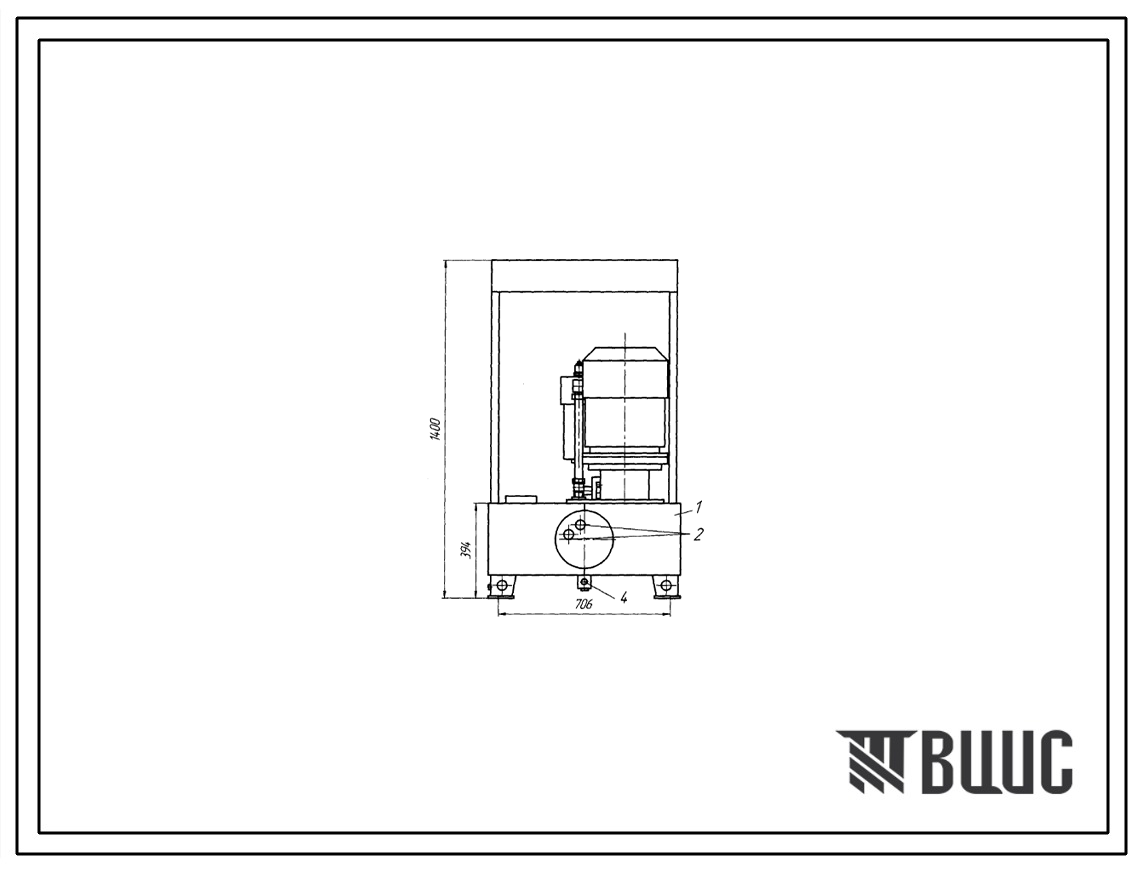 Шифр 1КС100.В2.6.53,8.7,5-1.2.2 Насосная установка типа1КС100.В2.6.53,8.7,5-1.2.2
