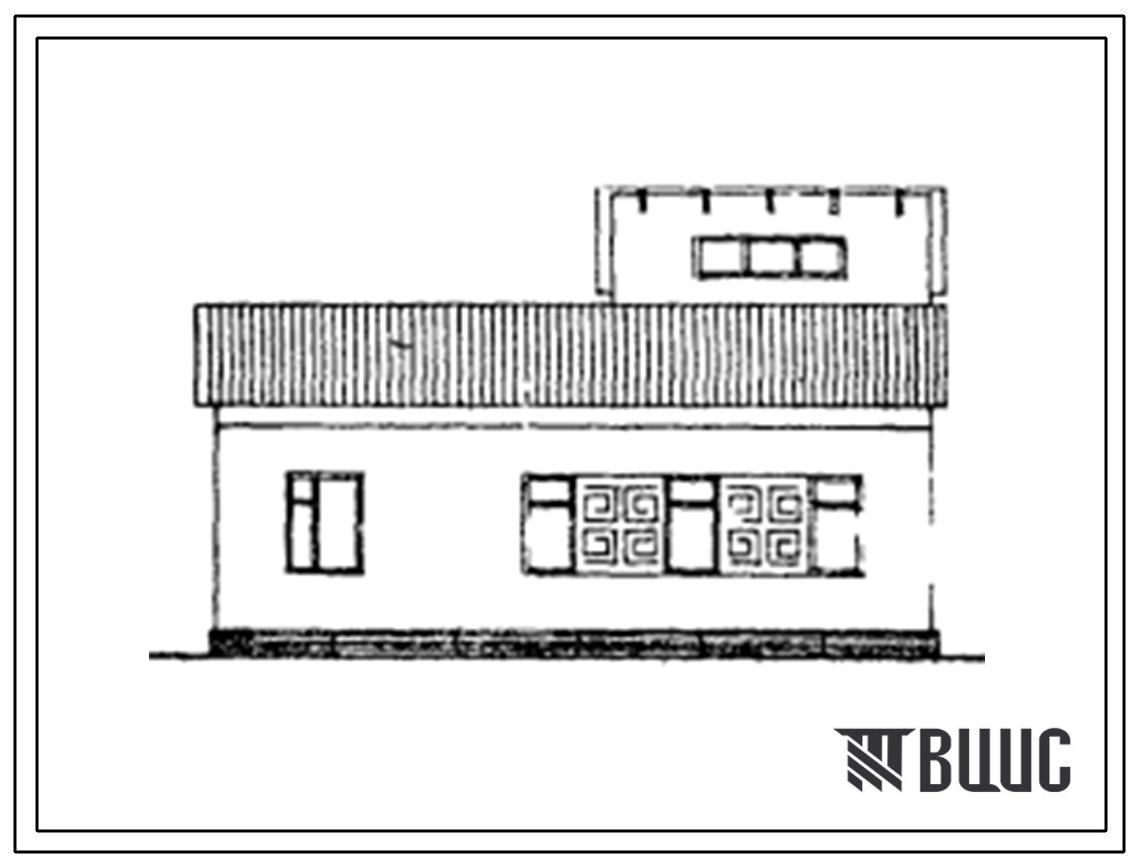 Типовой проект 184-000-528.13.86 Одноэтажный одноквартирный жилой дом с 3-комнатной квартирой для индивидуальных застройщиков (северная подзона Узбекской ССР)
