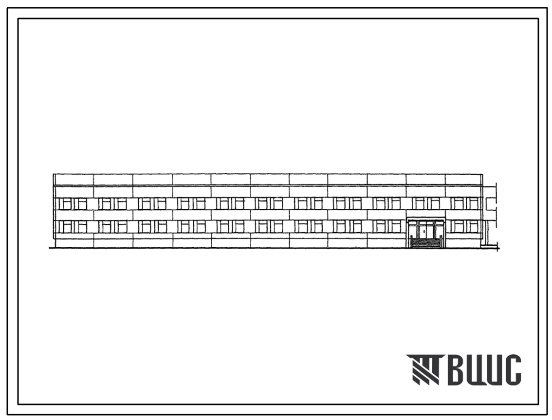 Типовой проект 252-1-93 Пансионат на 120 коек больницы восстановительного лечения на 520 коек. Здание двухэтажное. Каркас сборный железобетонный серии ИИ-04. Стены из керамзитобетонных панелей.