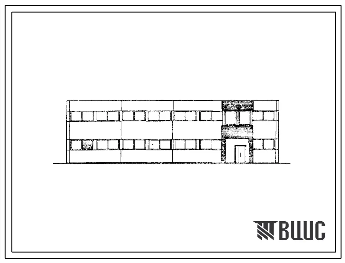 Типовой проект 506-109 Здание технических бригад